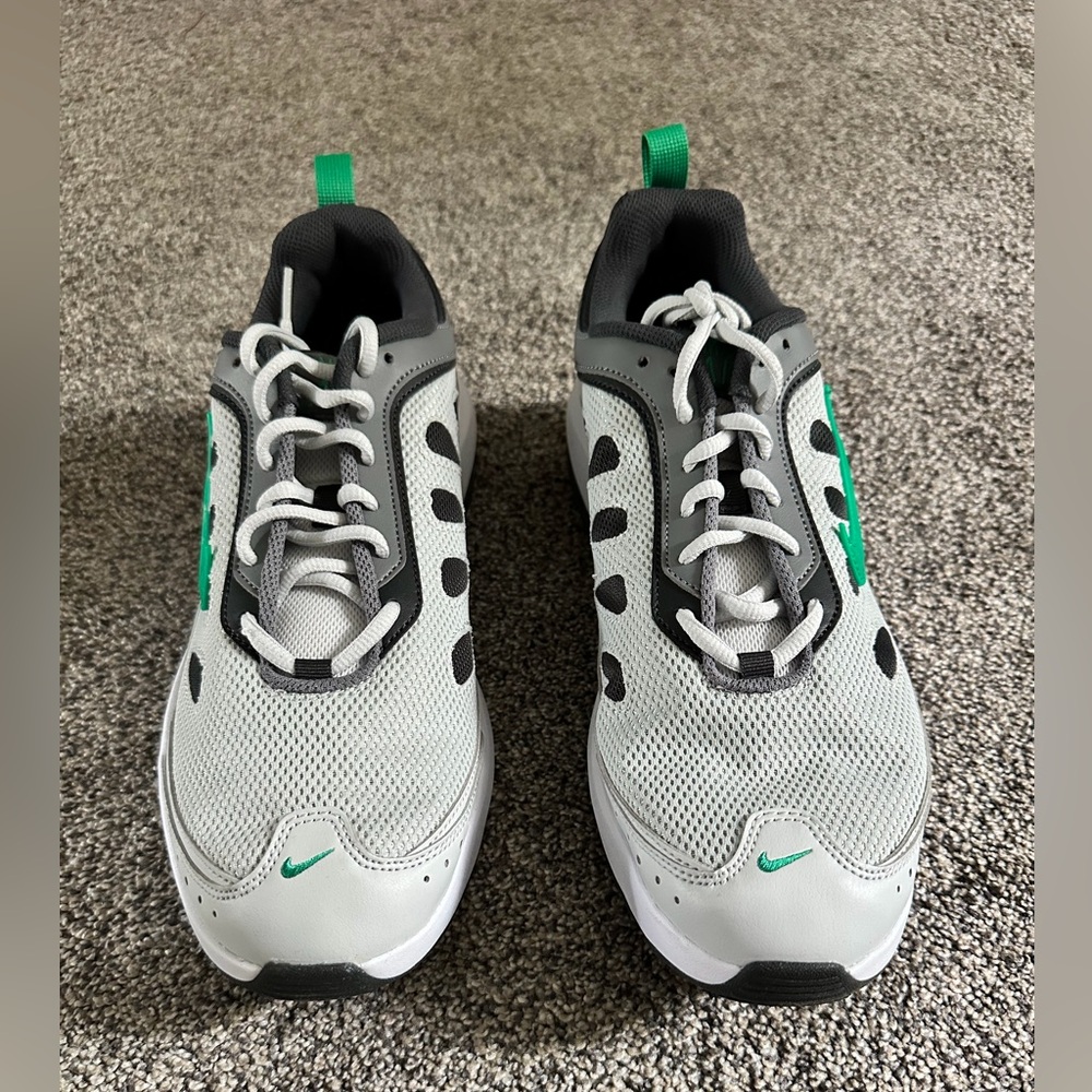Nike Men's Air Max AP Sneakers - Size 12
Grey/Black/Green - Pre-Loved
